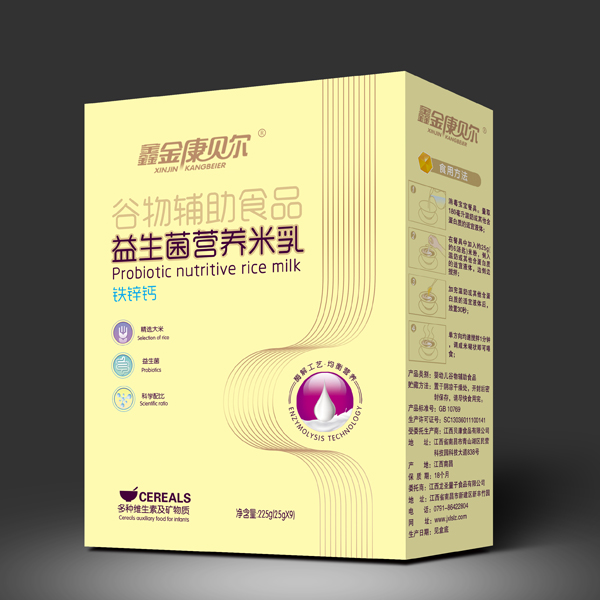 鑫金康貝爾益生菌營養米乳-鐵鋅鈣 盒裝