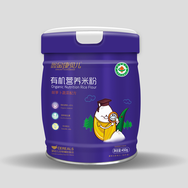 鑫金康貝爾有機營養米粉-胡蘿卜蔬菜配方