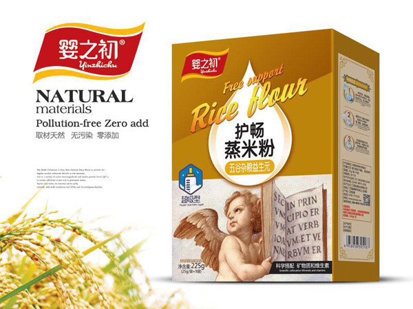 嬰之初護暢配方蒸米粉-五谷雜糧益生元盒裝