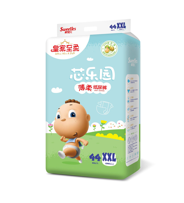 皇家至柔芯樂園薄柔紙尿褲XXL44