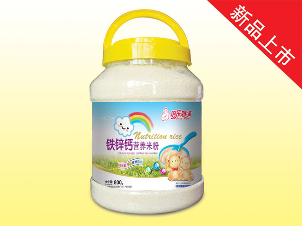 倍樂媽咪營養米粉-鈣鐵鋅800克片狀