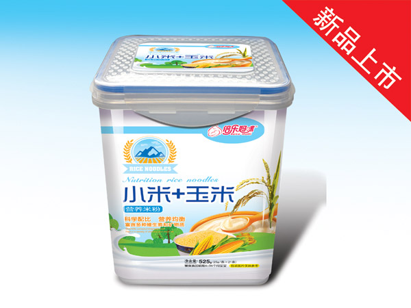 倍樂媽咪營養米粉-小米+玉米樂扣裝525克