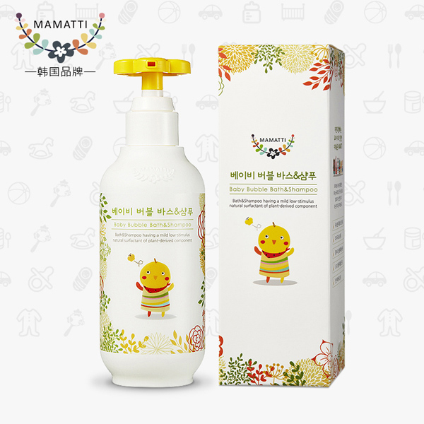 MAMATTI嬰兒洗發沐浴二合一210ml系列