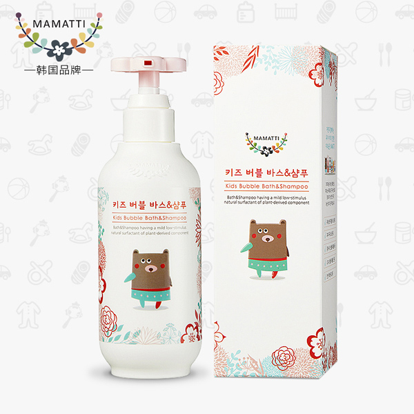 MAMATTI兒童洗發沐浴二合一210ml系列