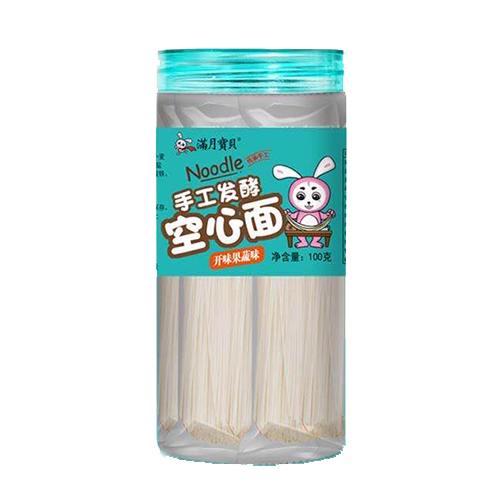 滿(mǎn)月寶貝手工發(fā)酵空心面 開(kāi)味果蔬味
