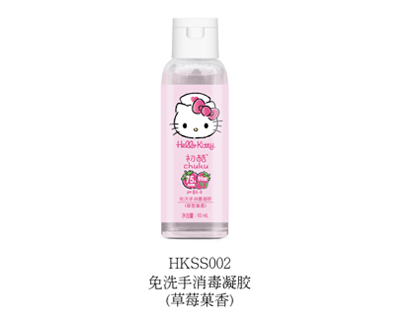 Hello Kitty初酷免洗手消毒凝膠(草莓果香)60ml