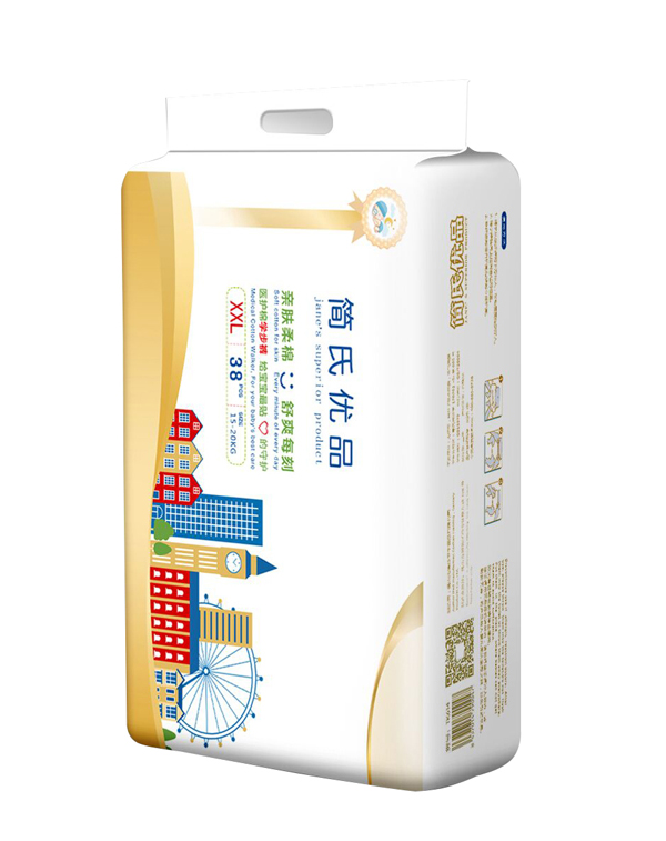 簡氏優品嬰兒學步褲XXL 橫版