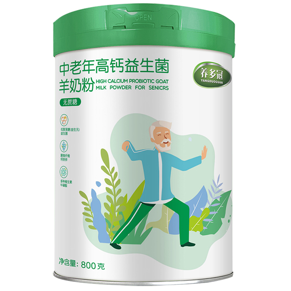 養多冠中老年高鈣益生菌羊奶粉