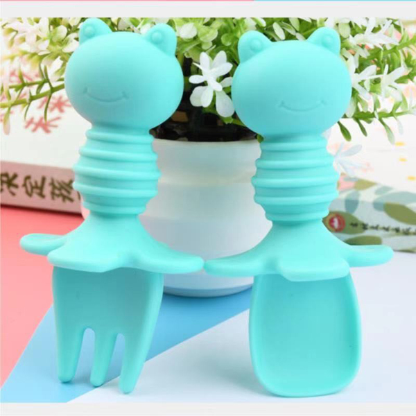 盟寶新款硅膠叉勺組合 藍色.jpg