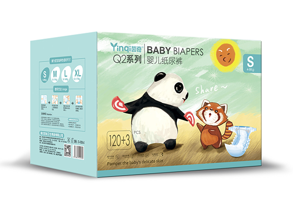 茵奇Q2系列嬰兒紙尿褲S120+3