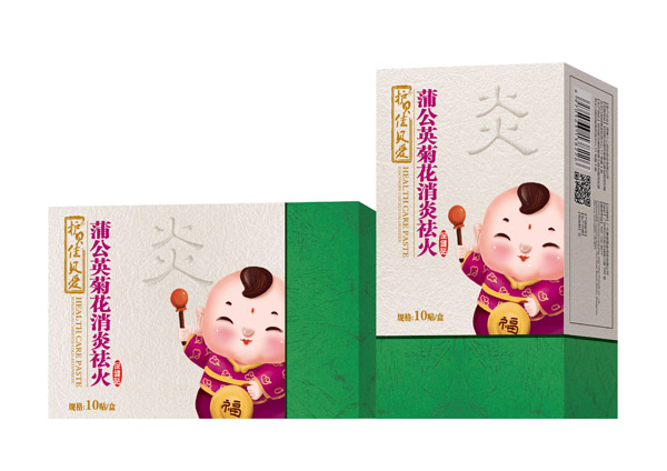 護貝佳貝愛蒲公英菊花消炎祛火保健貼