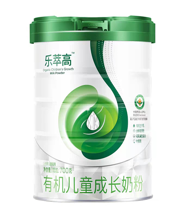 樂萃高有機(jī)兒童成長奶粉