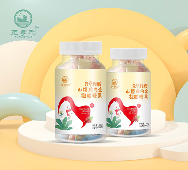 元亨利牌山楂雞內金凝膠糖果