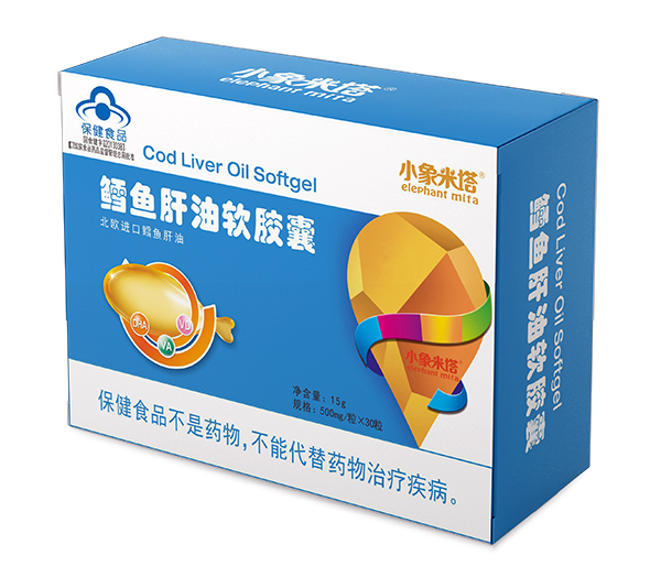 小象米塔牌鱈魚肝油軟膠囊