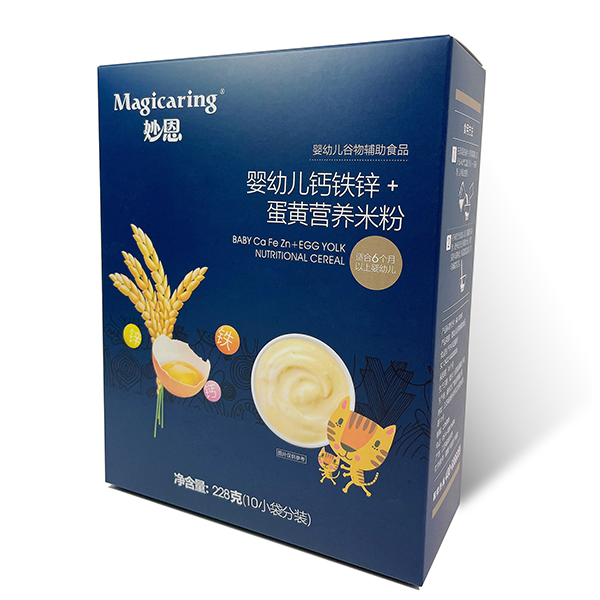 妙恩嬰幼兒鈣鐵鋅+蛋黃營養米粉