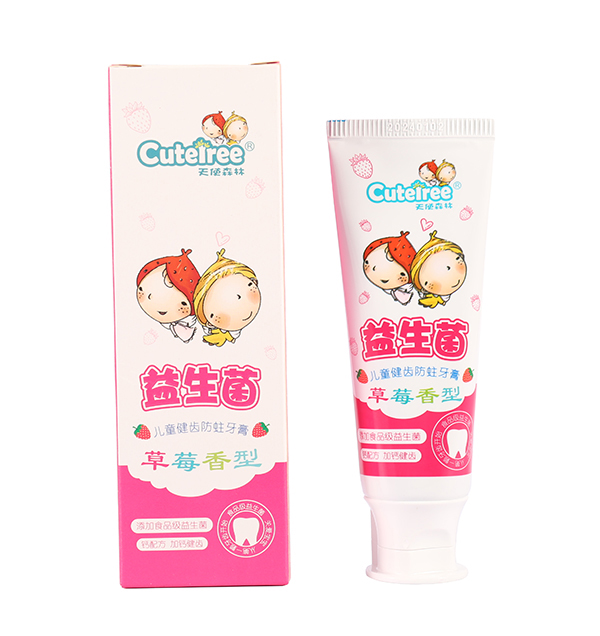 天使森林益生菌兒童健齒防蛀牙膏 草莓香型實物1.jpg