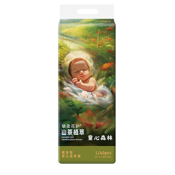 童心森林山茶植萃腰貼型紙尿褲L40
