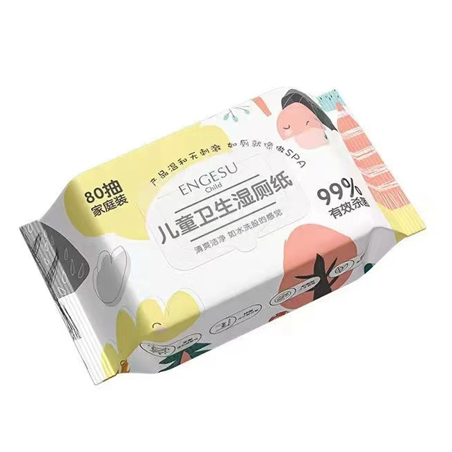 恩格蘇兒童衛生濕廁紙80抽
