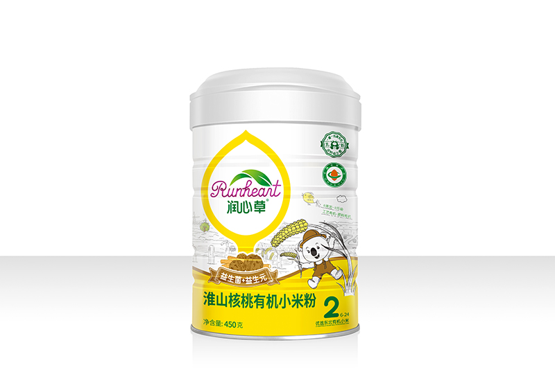 潤心草淮山核桃有機小米粉450克