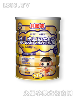 貝因美幼兒成長配方奶粉聽裝