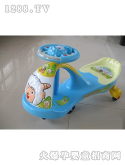 尼爾樂淺藍色兒童扭扭車