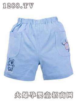 小冰熊--小太陽五分褲(藍(lán)色)