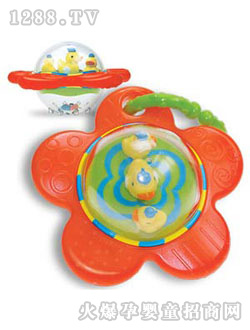 親親我帶環浮水鴨太陽花