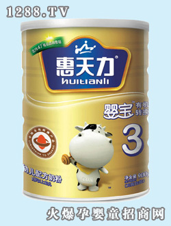 惠天力嬰寶有機轉換幼兒配方奶粉(聽裝)