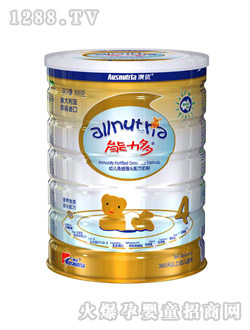 澳優能力多幼兒免疫強化配方奶粉4段罐裝