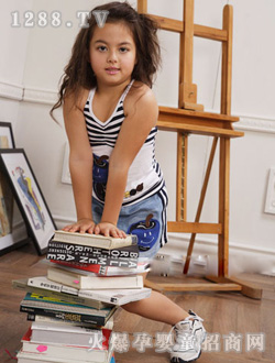 托尼艾米女童無袖夏裝