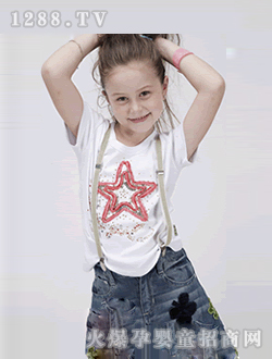 托尼艾米女童短袖夏裝