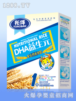 彤伴DHA益生元配方營養米粉