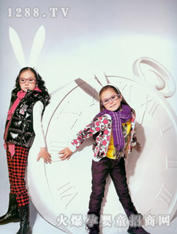 米奇兒女童時尚秋冬裝