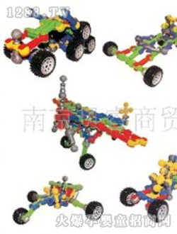 米奇妙關節積木車MQM8037