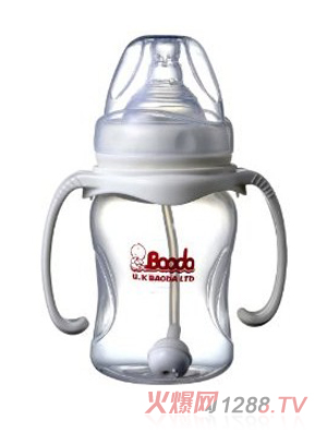 寶德環保PP奶瓶180ml白