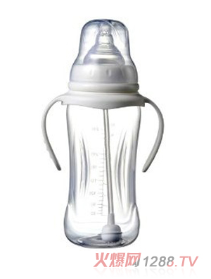 寶德環保PP奶瓶330ml白