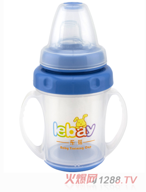 樂蓓嬰幼兒學飲杯6903藍色