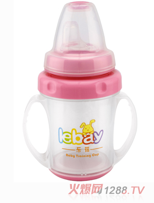 樂蓓嬰幼兒學飲杯6903粉紅色