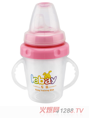 樂蓓嬰幼兒學飲杯6902粉紅色