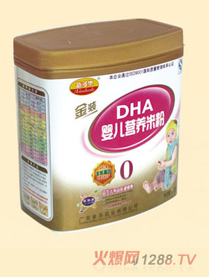 新多樂DHA嬰兒營養米粉0段