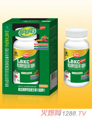 奇鶴堂常態美牌鈣加維生素D3咀嚼片