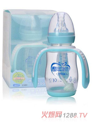 嬰侍衛標準口徑三耳自動PP奶瓶150ml