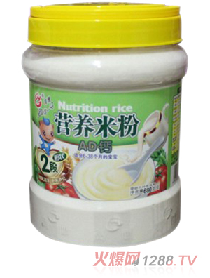 高鷹AD鈣營養米粉2段