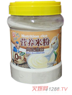 高鷹純正淮山營養米粉0段