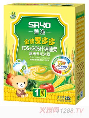 善漁金裝愛多多什錦蔬菜營養玉米米粉