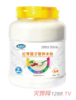 寶寶糧倉紅棗蓮子營養米粉