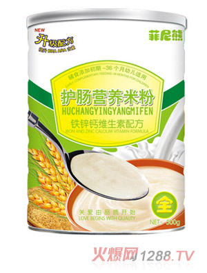 菲尼熊鐵鋅鈣維生素配方護腸營養米粉