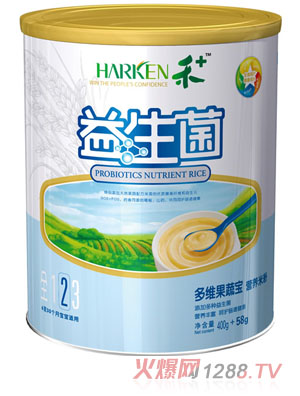 禾+益生菌多維果蔬寶營養米粉