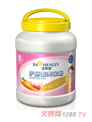 寶亨萊護腸營養米粉全段桶裝