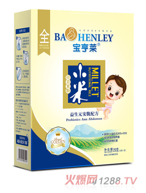 寶亨萊益生元安腹小米營養米粉